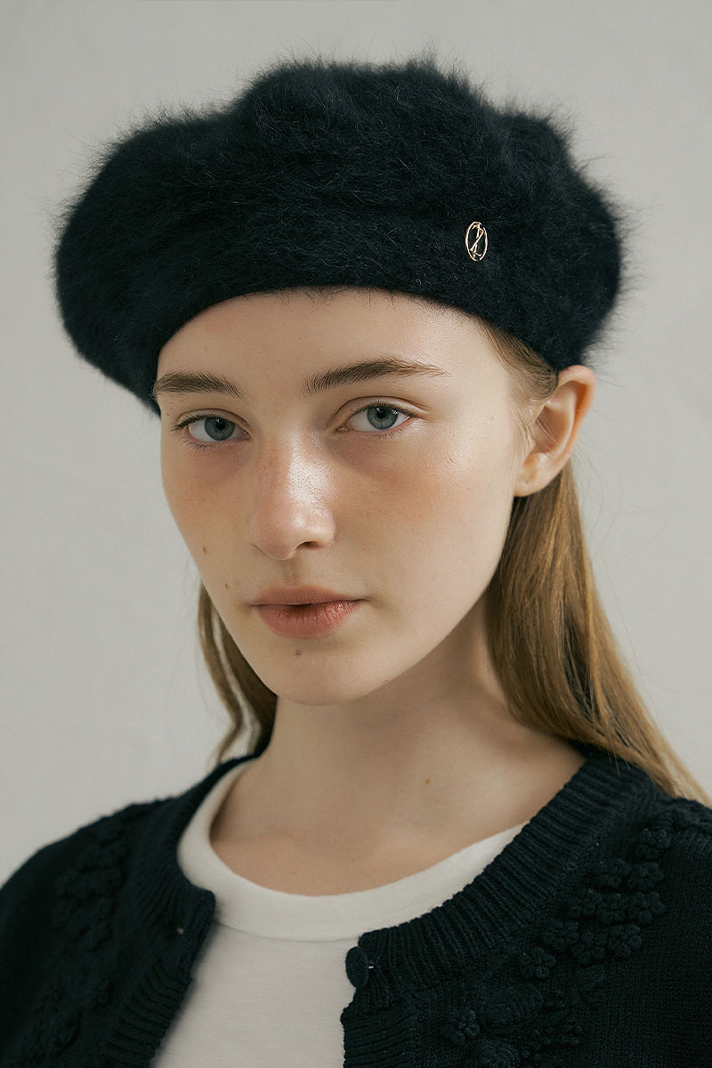 Lucirzu Angore beret (black)